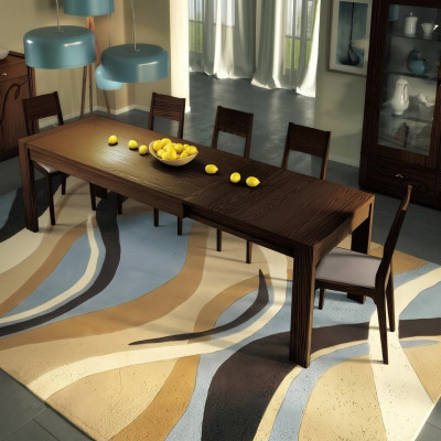 Dining Table Extendable Table Tables Dining Tables Furniture XXL Wood Design Modern New