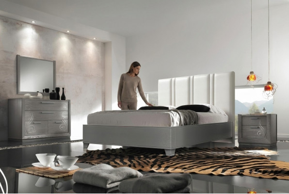 Bedroom bed nightstand bed group double beds bed frame set 3-piece new