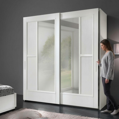 Luxury cabinets, clothes, wardrobe, closet, sliding doors, design, wood, modern