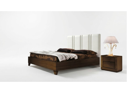 Bedroom bed nightstand double beds modern bed frame bed set three-piece.