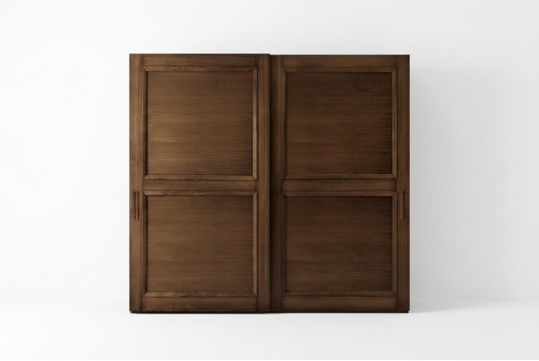 Wardrobe Closets Clothes Cabinet Luxury Sliding Doors Design Wood Modern