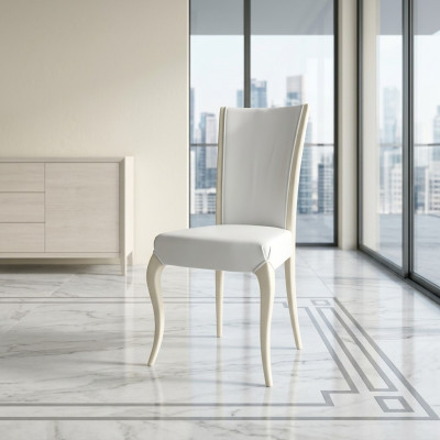 Dining room chair, chair, upholstered chair, armchair, chairs, wood, modern design, seat, new.