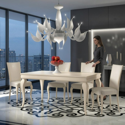 Dining table extendable tables wood modern dining room wooden table design new