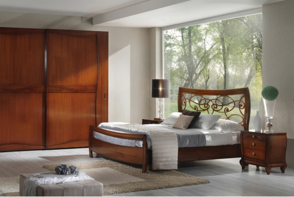 Bed double hotel beds sleep room wood bed frame bed frames modern new