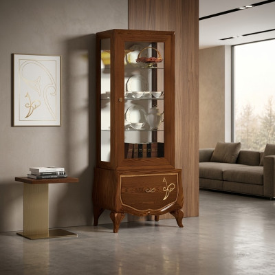 Display window showcase showcases glass cabinet antique style modern wood design furniture