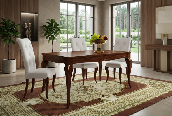 Extendable Dining Table Wooden Tables Modern Design Dining Room Luxury Furniture
