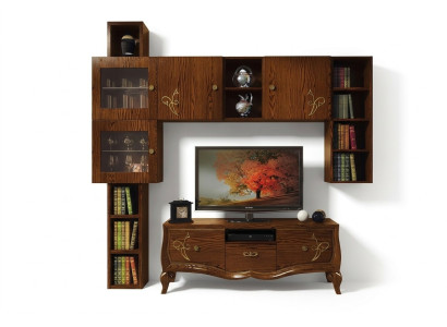Classic group rtv set living room display cabinet tv modern wood furniture cabinet style