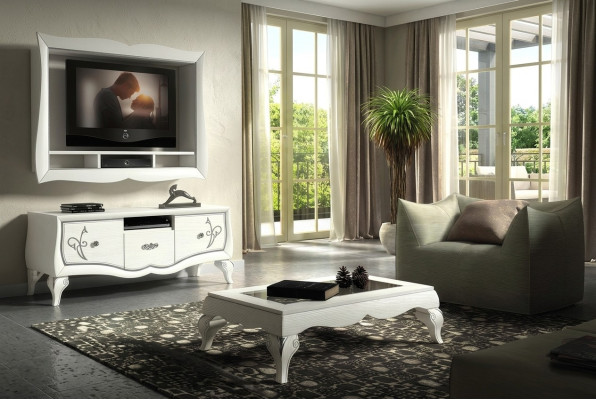 Luxury lowboard rtv cabinet sideboard cabinet tv wood modern dresser design new
