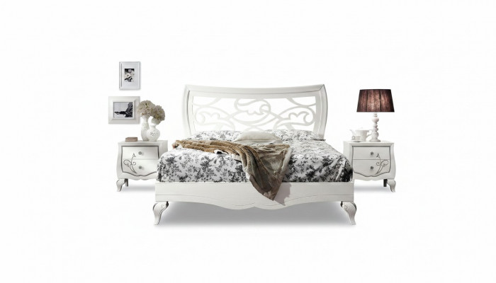 Bedroom bed nightstand set group beds double bed frame 3-piece set new