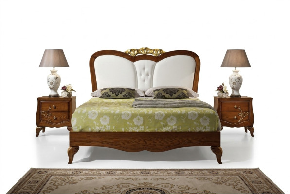 Bedroom Bed Nightstand Wood Design Beds Nightstands 3-piece Set Furniture Sets