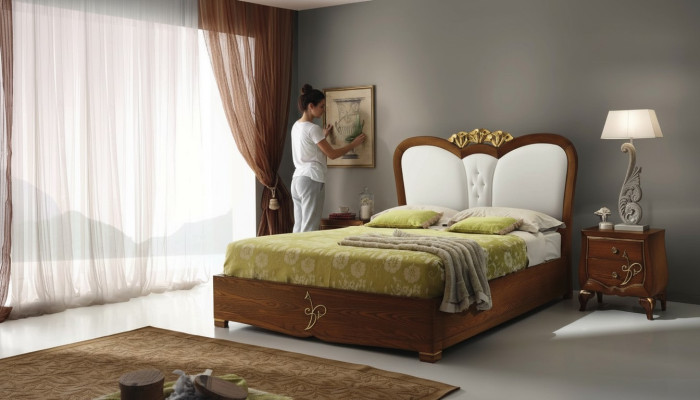 Bed Luxury Beds Bed Frame Wood Double Bedroom Modern With Bed Function