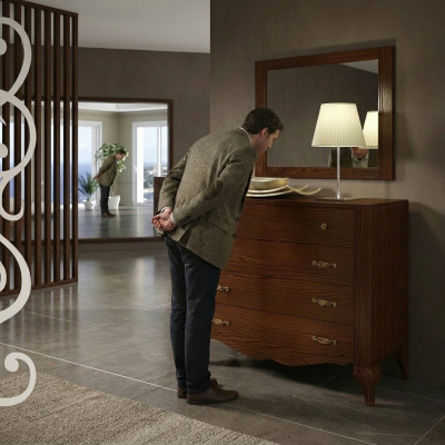 2-piece set furniture: dresser, mirror group, wood dressers, sideboard, furniture, cabinet.