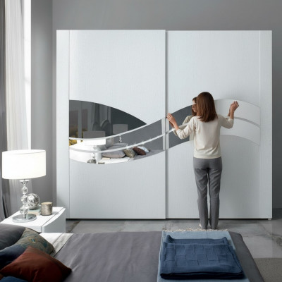 Wardrobe Designer Wardrobes Furniture Wood Closet Cabinet Mirror