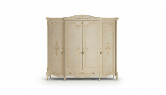 Wardrobe Closet Baroque Style Wood Furniture Classic Bedroom Wardrobes