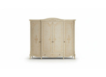 Wardrobe Closet Baroque Style Wood Furniture Classic Bedroom Wardrobes