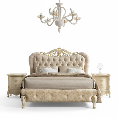 Luxury Chesterfield Bed Beds Upholstered Bed Double Italian Bedroom New