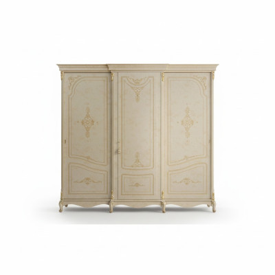Wardrobe Baroque Style Classic Furniture Bedroom Wooden Wardrobes