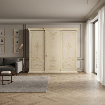 Luxury wardrobe closet style furniture classic bedroom wardrobes wood