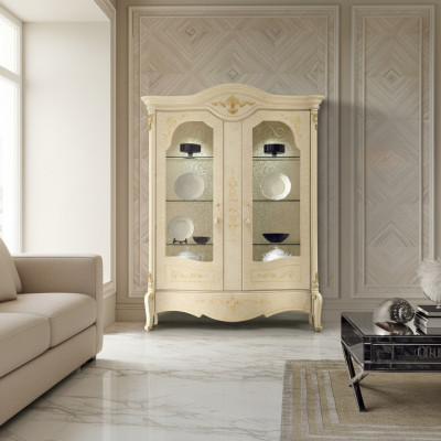 Showcase Italian Luxury Furniture Display Cabinets Glass Design Cabinet