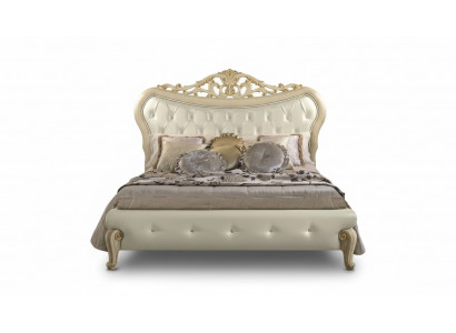 Chesterfield Bed Upholstery Design Luxury Double Hotel Beds Italian Wood New