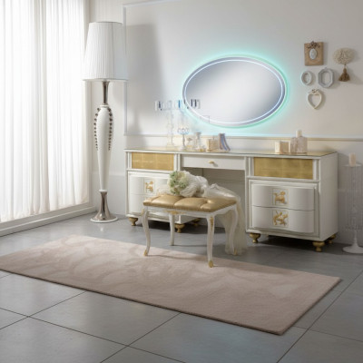 Luxury Set Vanity Table Mirror XXL Console Dresser Bedroom Modern Complete