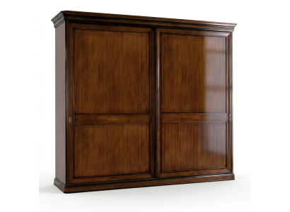 Solid wood wardrobe wooden cabinet wardrobe massive bedroom furniture Italy