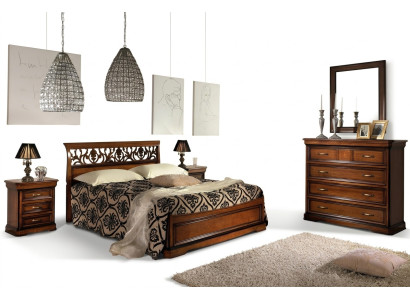 Bedroom furniture set Italian furniture bedside table solid wood 3 pieces