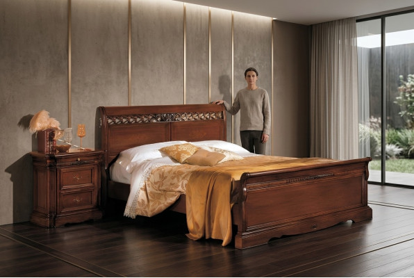 Double Bed Solid Wood Bedroom Furniture Design Bed Furniture Vaccari Cav Giovanni