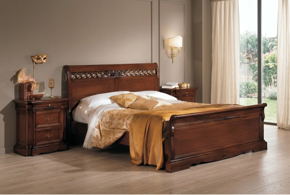 Double Bed Solid Wood Bedroom Furniture Design Bed Furniture Vaccari Cav Giovanni