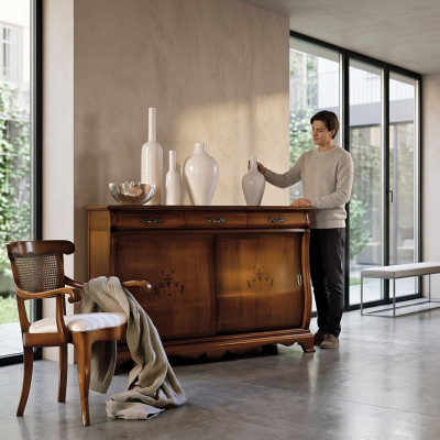 Dresser Sideboard Cabinet Wood Italian Furniture Furnishing Cabinets Dressers