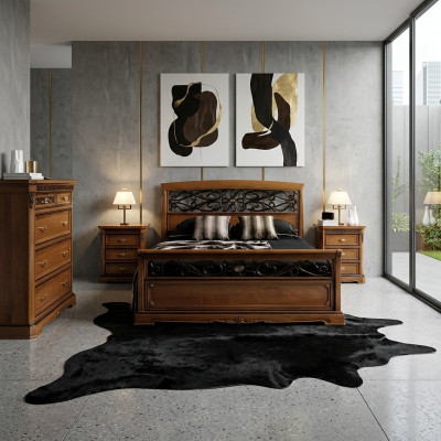 Exclusive bed design for luxury bedroom Vaccari furniture