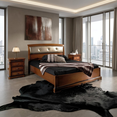 Bedroom set bed furniture decor nightstands consoles complete sets 3-piece