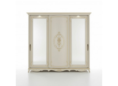 Wardrobe bedroom mirrors wardrobes closet white wood Italy