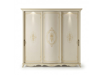 Solid wood wardrobe, bedroom furniture design wardrobe, white cupboards