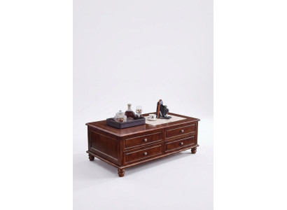Classic coffee table living room wooden coffee tables with drawers