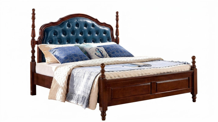 Double bed frame luxury bedroom bed double bed wood beds new