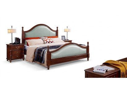 Bed double bed wooden bed furniture solid wood bedroom wood beds