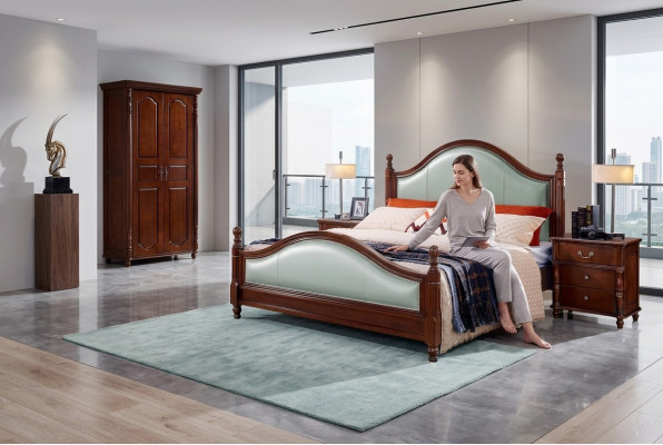Design Beds Luxury Furniture 2x Nightstands 3-piece Bedroom Set