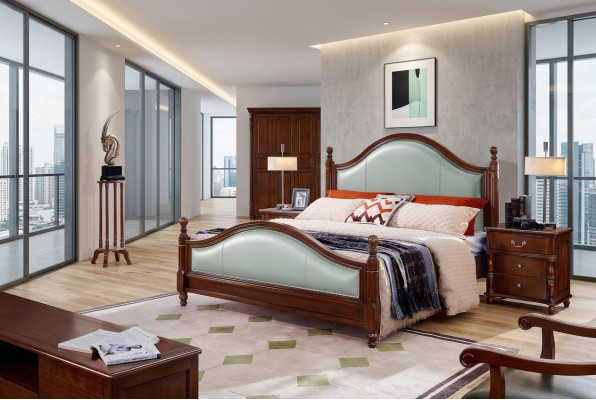 Design Beds Luxury Furniture 2x Nightstands 3-piece Bedroom Set