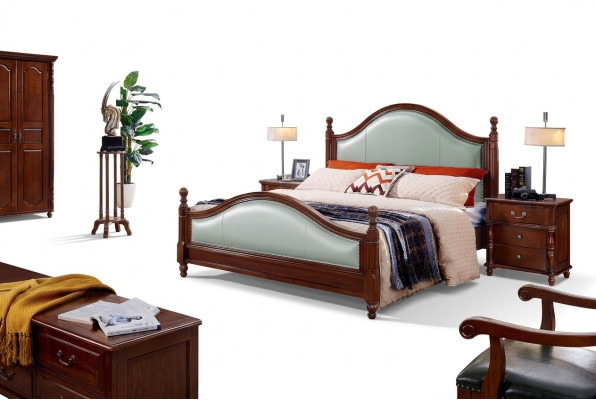 Design Beds Luxury Furniture 2x Nightstands 3-piece Bedroom Set