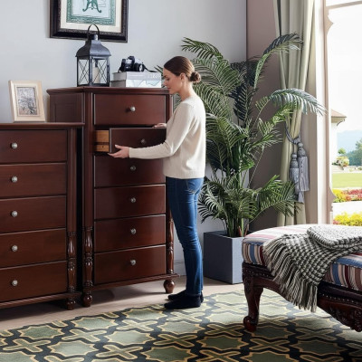 Chest of drawers living room chest of drawers solid wood sideboard cabinet furniture new