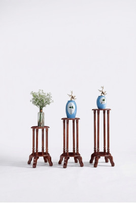 Flower stand shelf wood stand furniture accessory flower pot stand