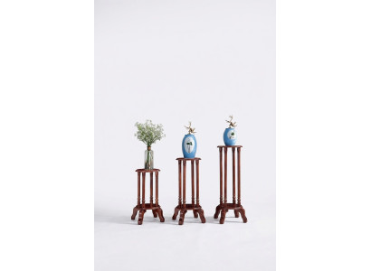 Flower stand shelf wood stand furniture accessory flower pot stand