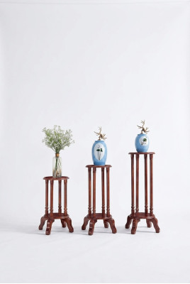 Flower stand wooden stand plant pot stand rack shelf