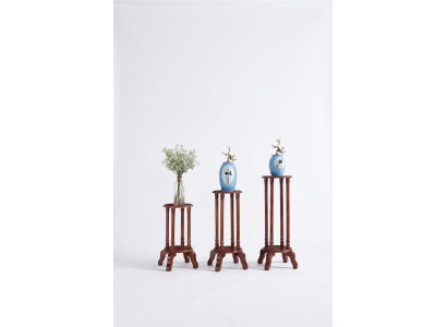 Flower stand wooden stand plant pot stand rack shelf