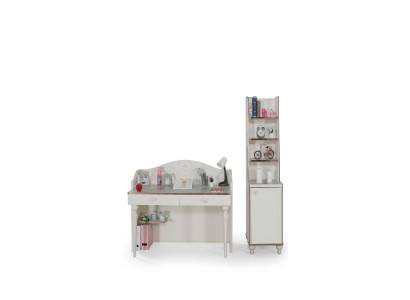 Bookcase Desk Teen Room Furniture Shelves in Children's Room 2-Piece Set