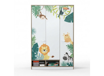 Kleiderschränk Schrank Design Mädchen Kinderzimmer Schränke Kleiderschrank Holz