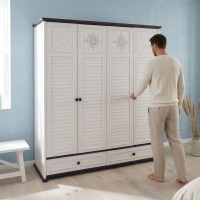 Wardrobe Closet Youth Room Furniture Design Youth Bedroom White New