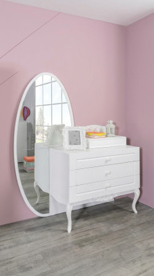 Modern dresser wood bedroom youth children's room white furniture design new