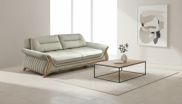 Designer couches upholstered sofa sofas 3 seater artificial leather living room
